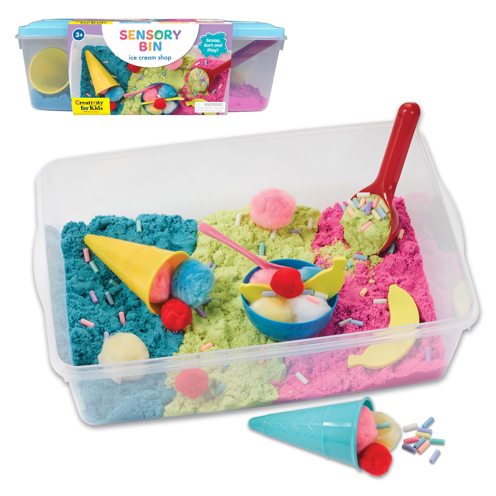 8 Pack: Creativity for Kids® Ice Cream Shop Sensory Bin